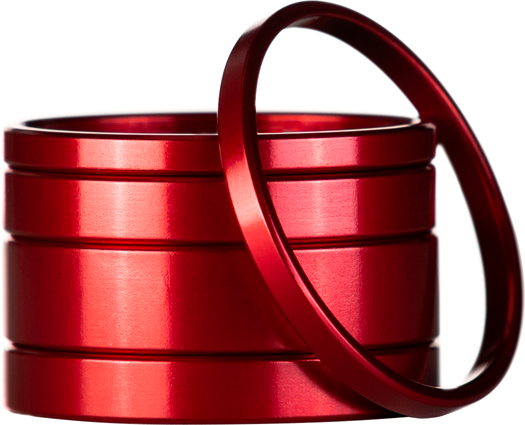 Deity Components Crosshair Spacer Kit - Red