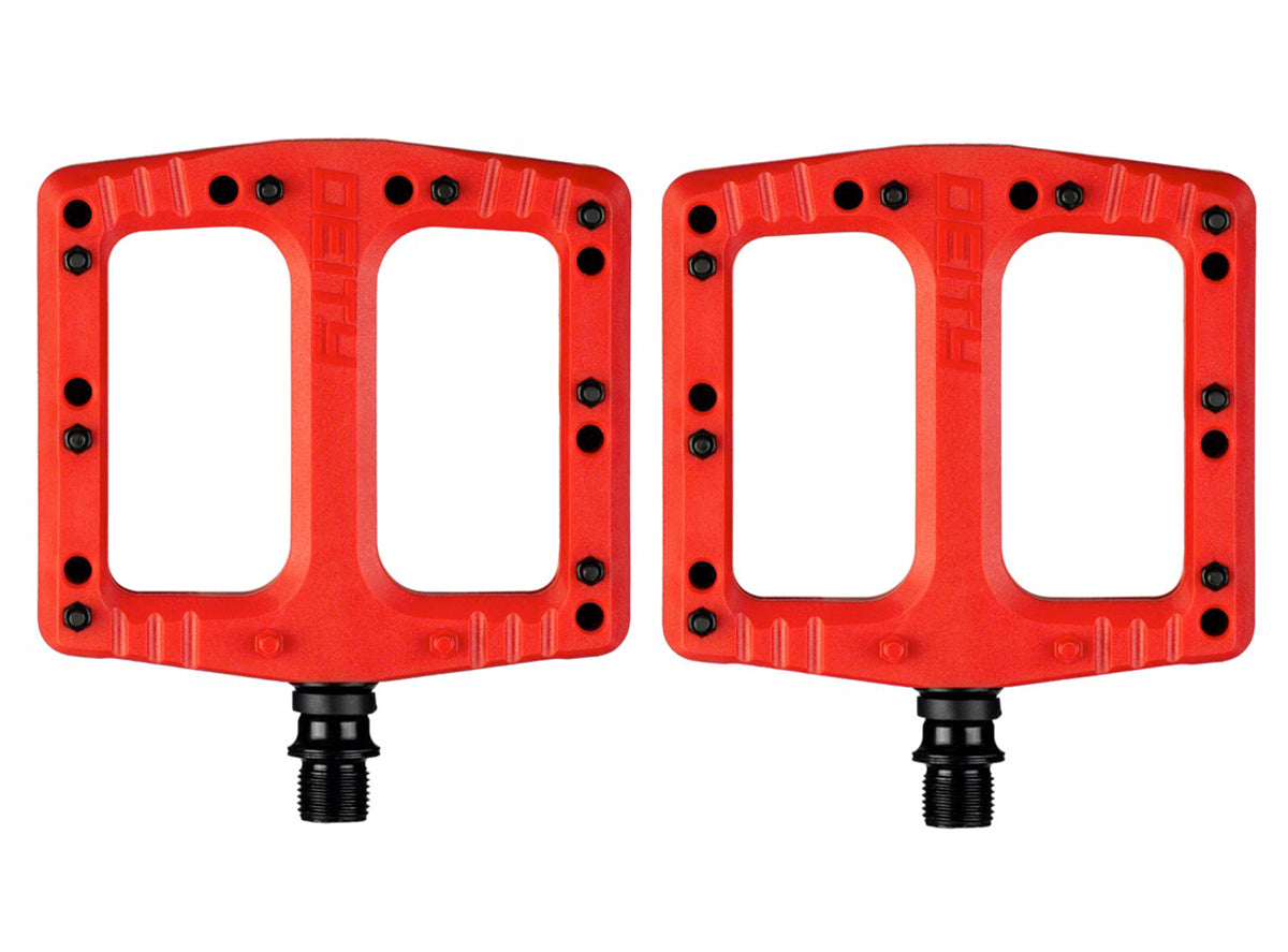 Deity Components Deftrap Platform Pedals - Red Red