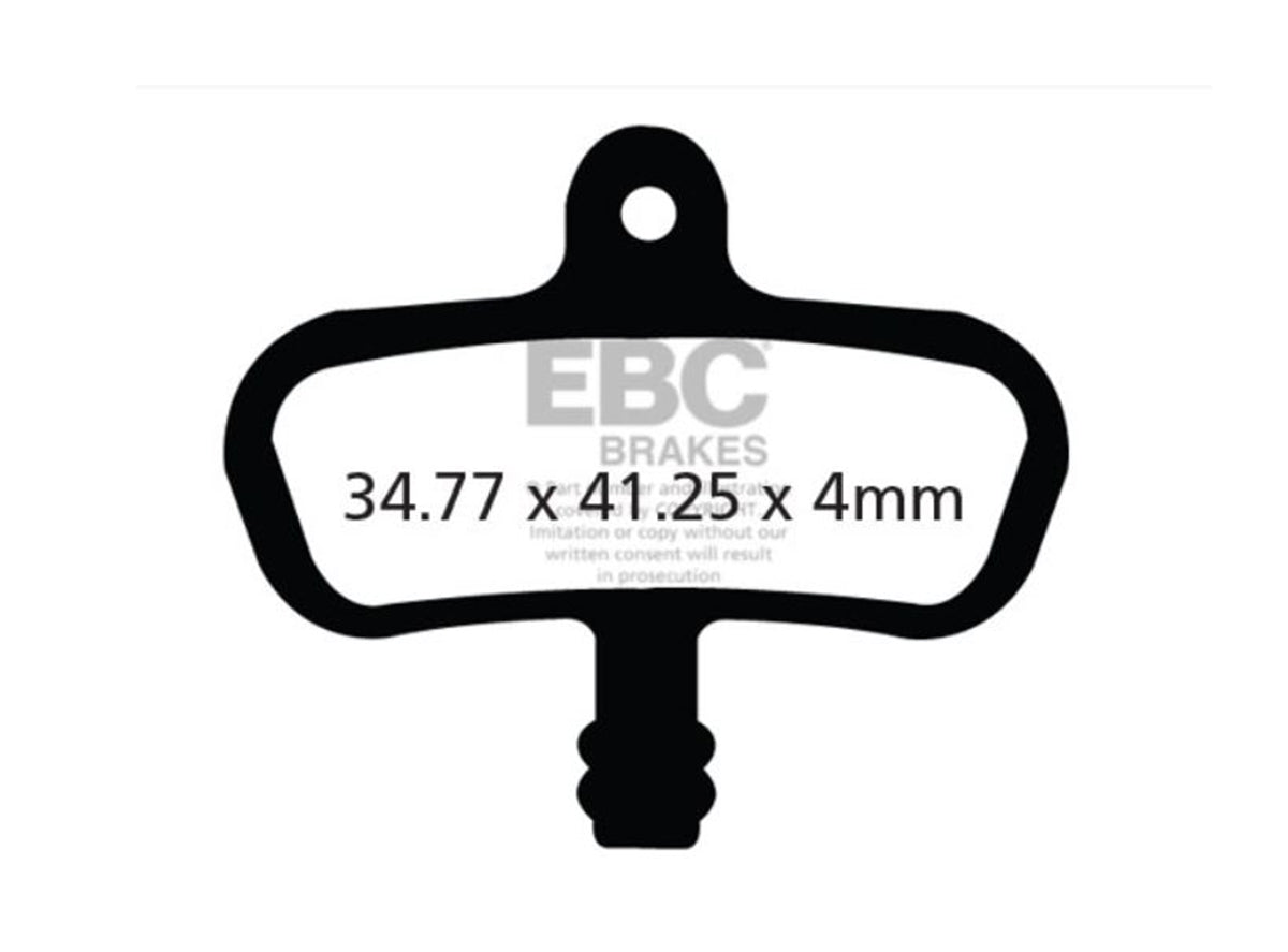 EBC Avid Code 2007+ Disc Brake Pads Red Downhill