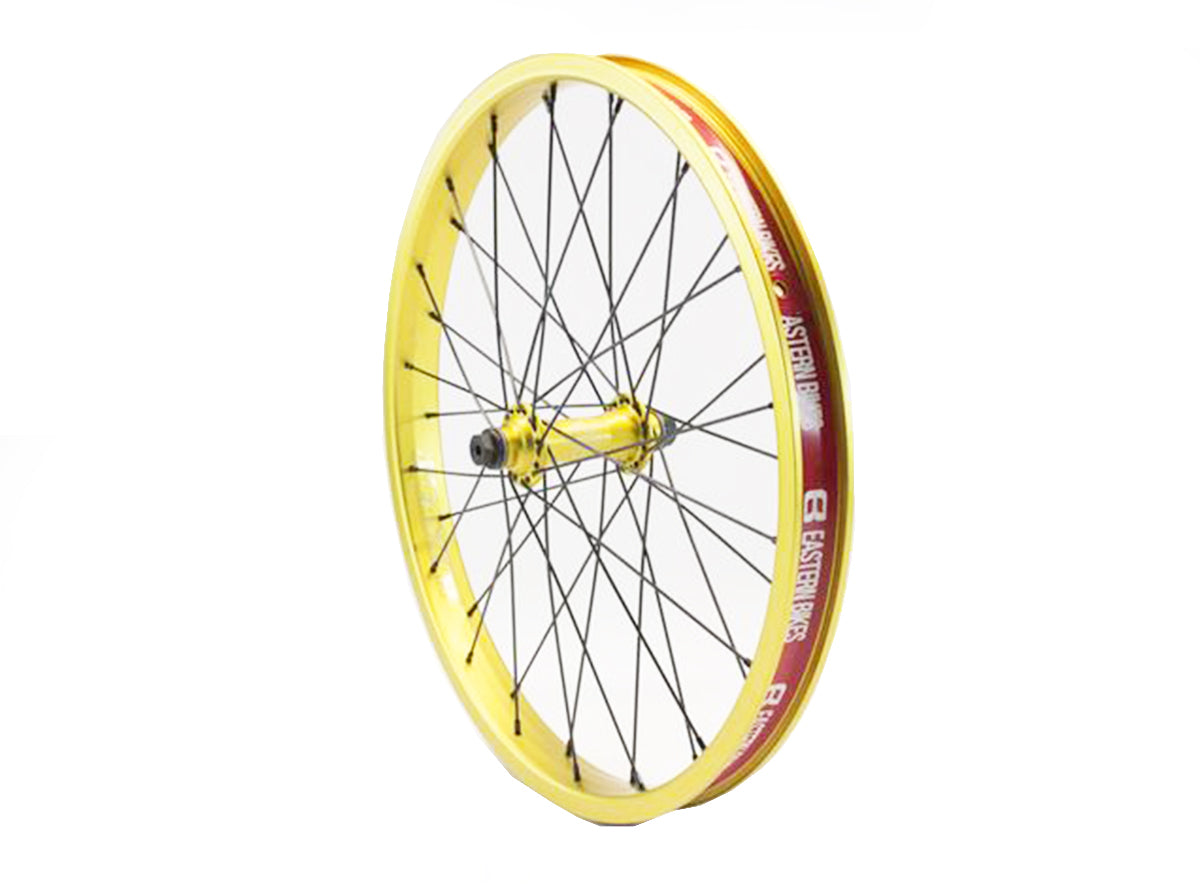 Eastern Buzzip BMX Wheel - Front - Matt Gold Ano Matt Gold Ano 36h - Female Axle
