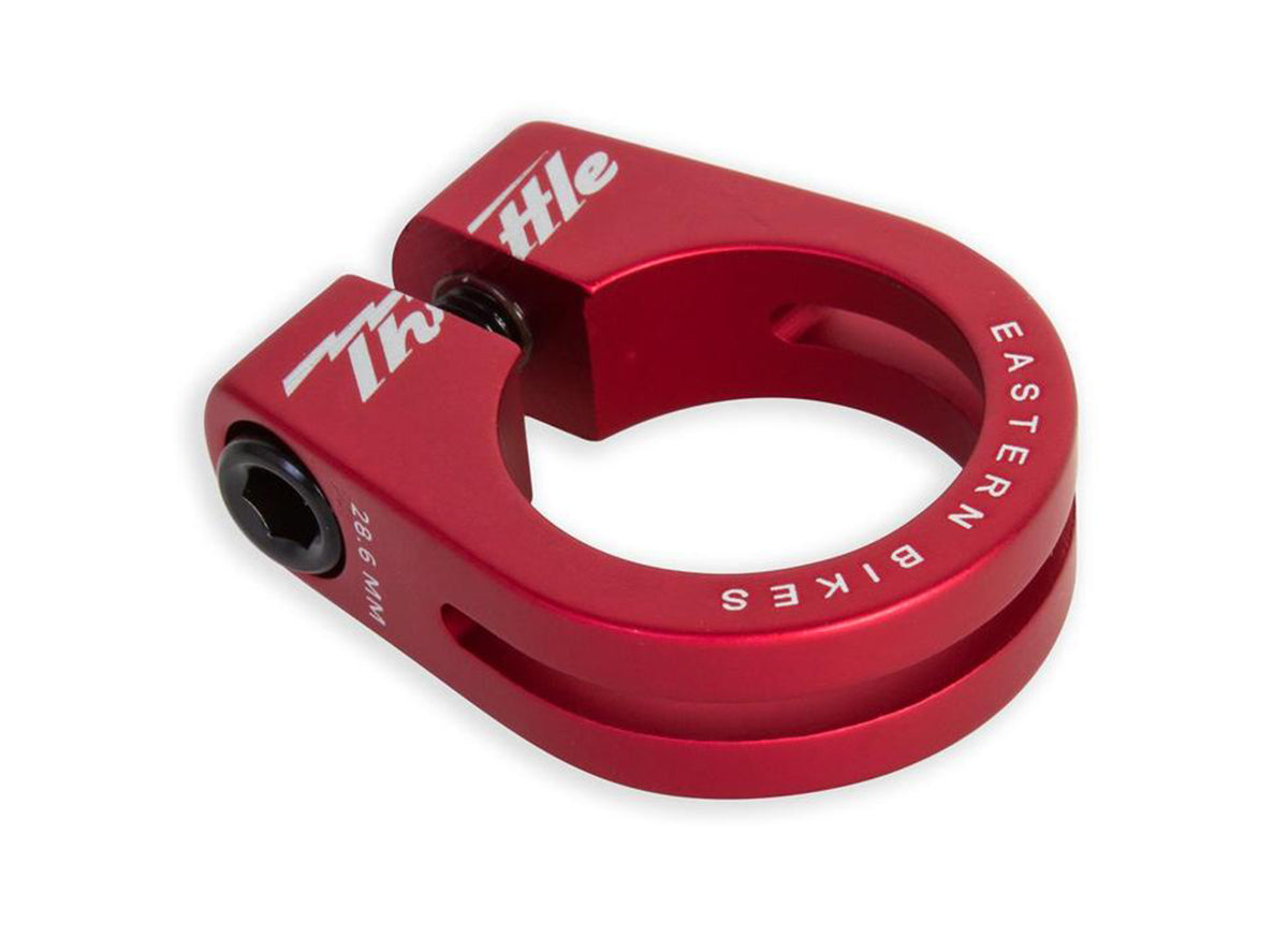 Eastern Throttle BMX Seatpost Clamp - Matt Red Ano Matt Red Ano