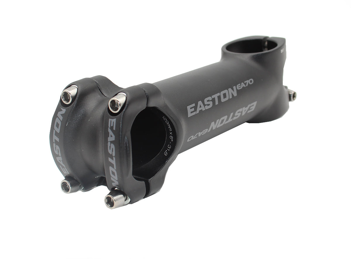 Easton EA70 31.8 6Deg AL MTB Stem - Black-Gray Black - Gray 120mm - 1.1/8"