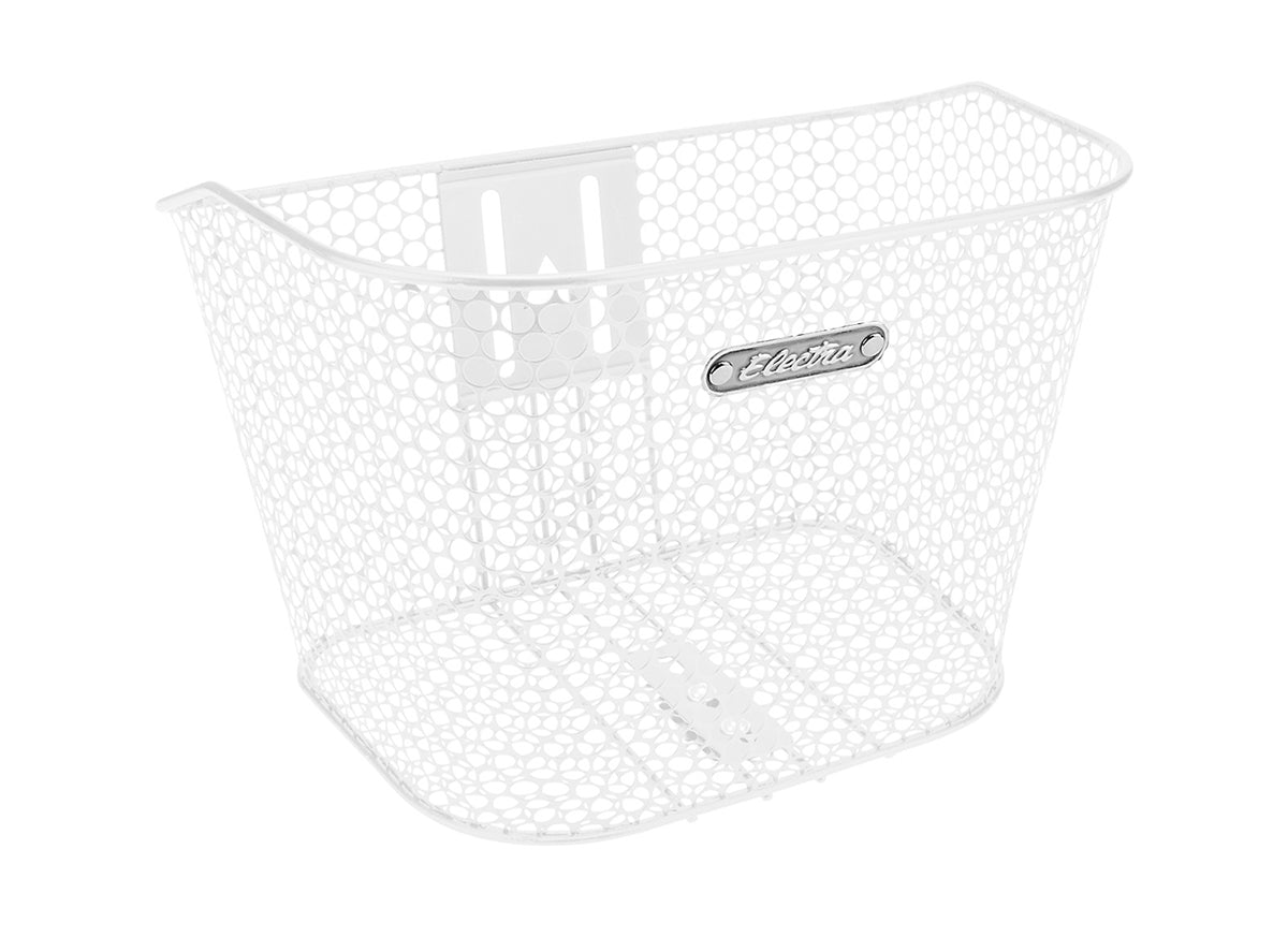 Electra Honeycomb Headset Mounted Basket - White White