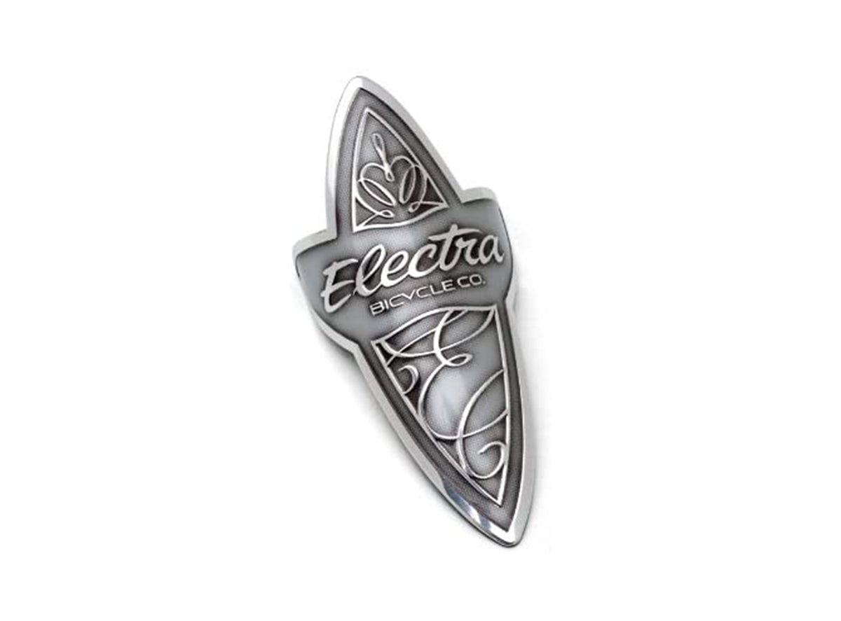 Electra Metal Headtube Badge - Silver Silver