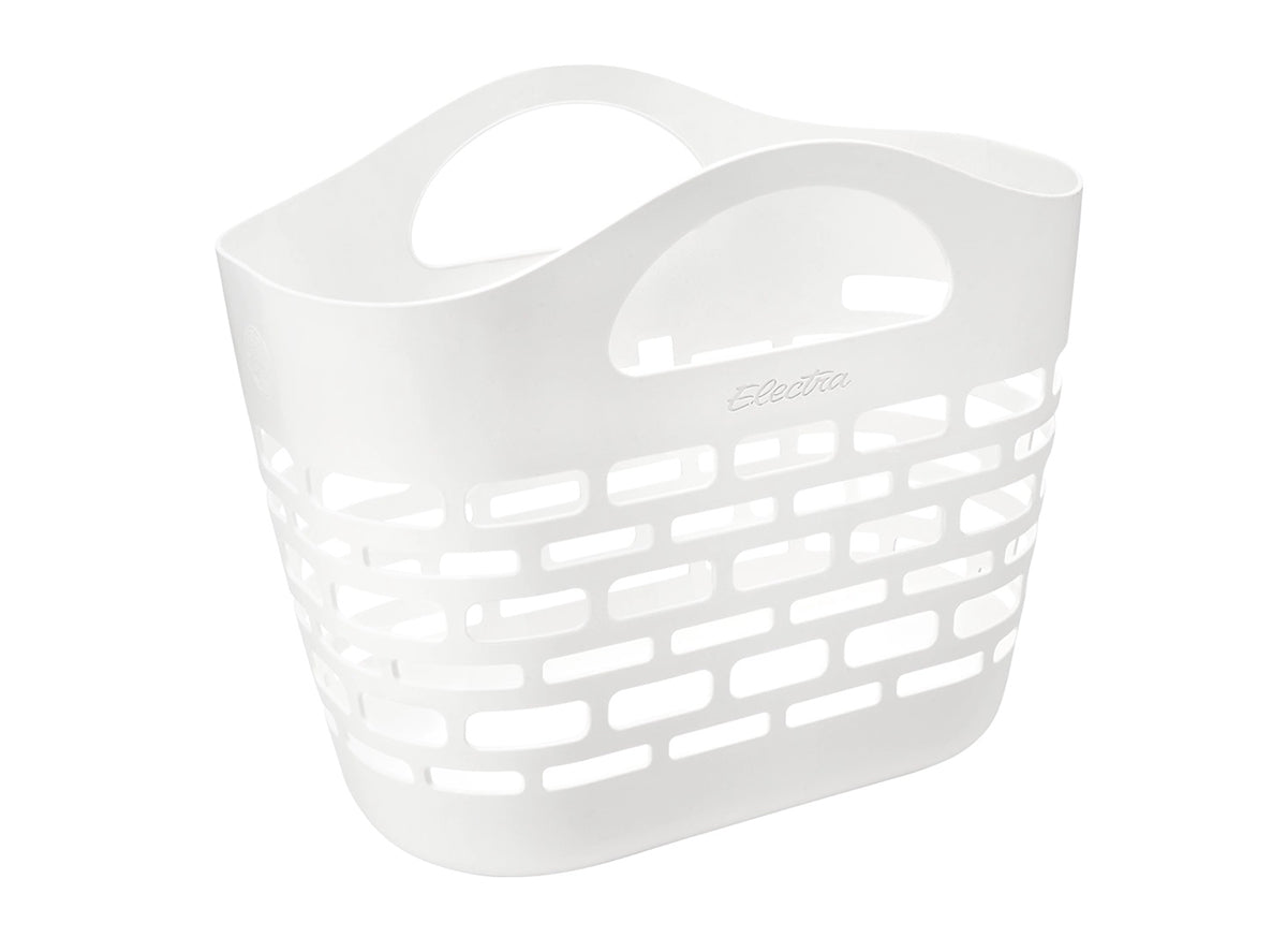 Electra Plasket Ocean Reclaimed Plastic Basket - White White