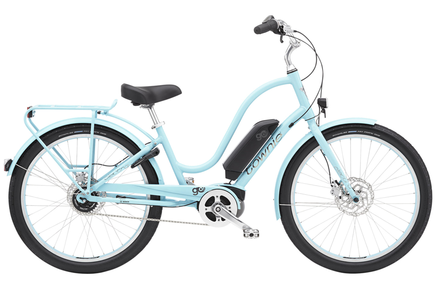 Electra Townie Go! 5i 26 EQ Step-Thru - Glacier Blue - 2022 Glacier Blue 45cm (17.5")