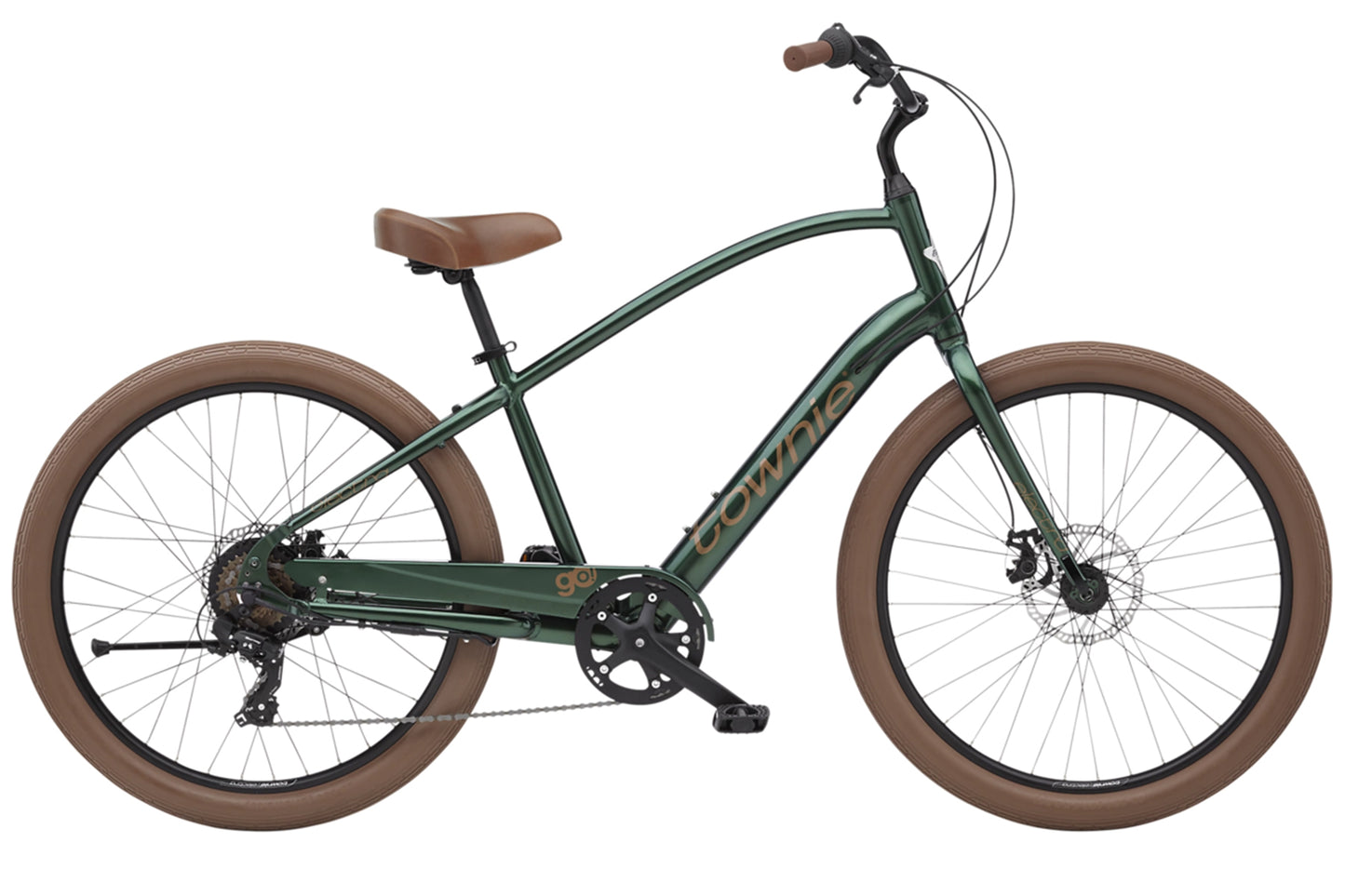 Electra Townie Go! 7D Step-Over - Evergreen Metallic - 2022 Evergreen Metallic Medium