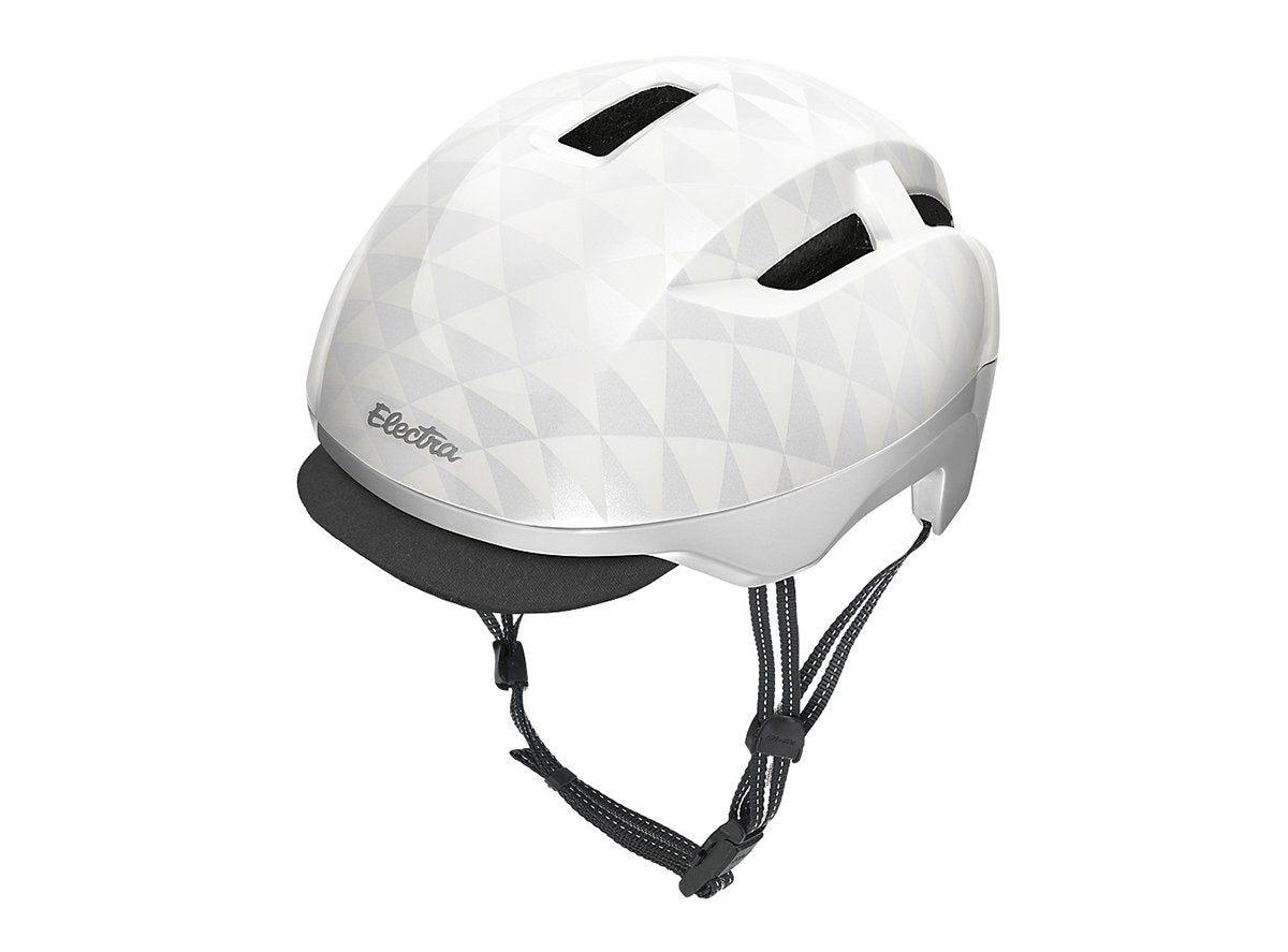 Electra Go! MIPS Bike Helmet - White Triangles White Triangles Small