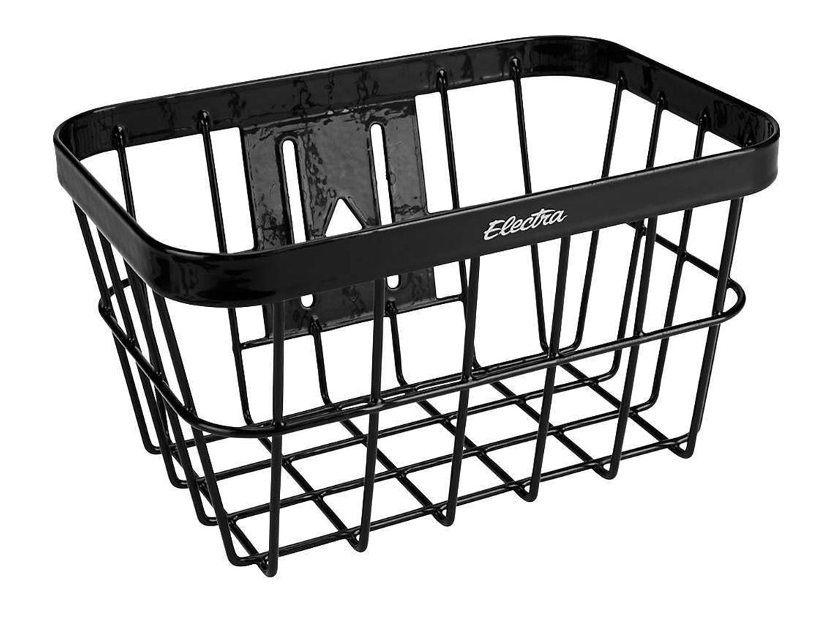 Electra Wired Basket - Black Black Small - Headset Mount