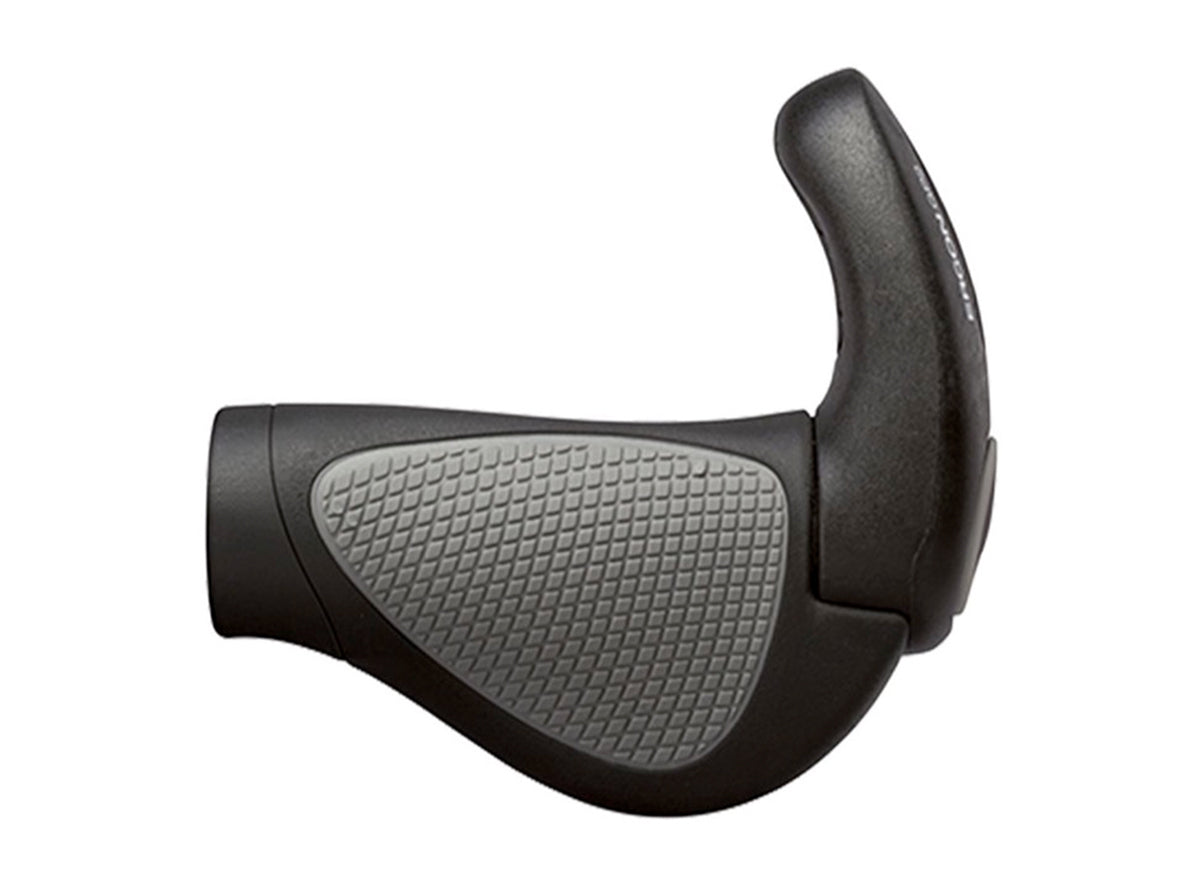 Ergon GP2 Gripshift Grips - Black-Gray Black - Gray Small