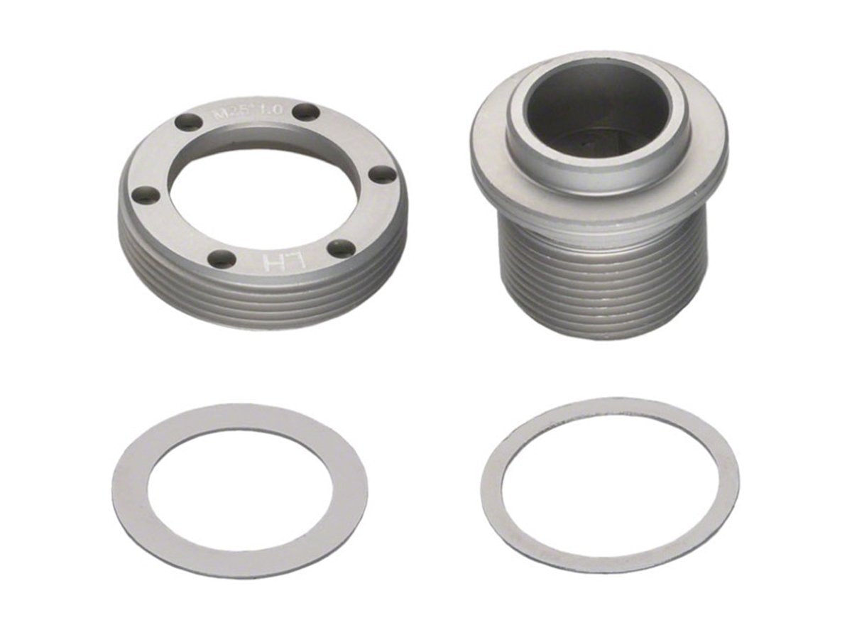 FSA 30mm Crank Bolt - Silver Silver 30mm With 25mm Cap
