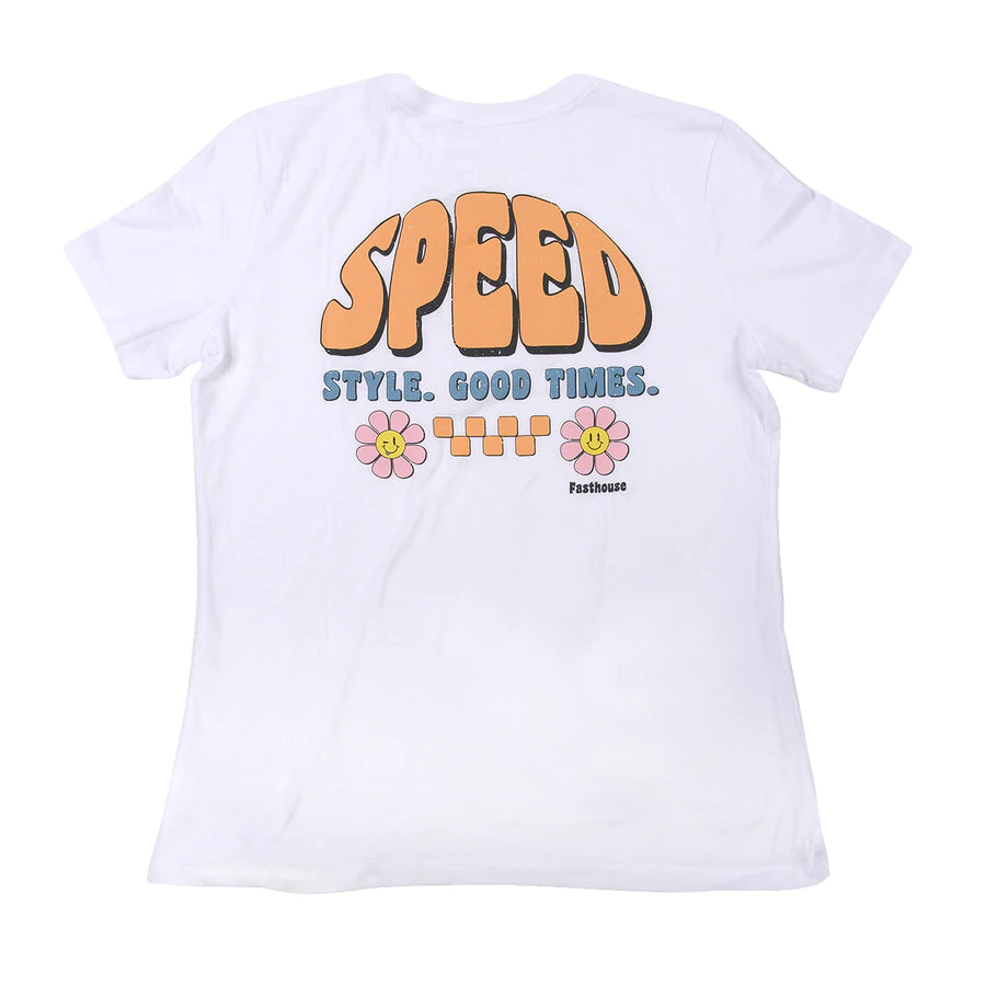 Fasthouse Peachy Keen Tee - Womens - Vintage White