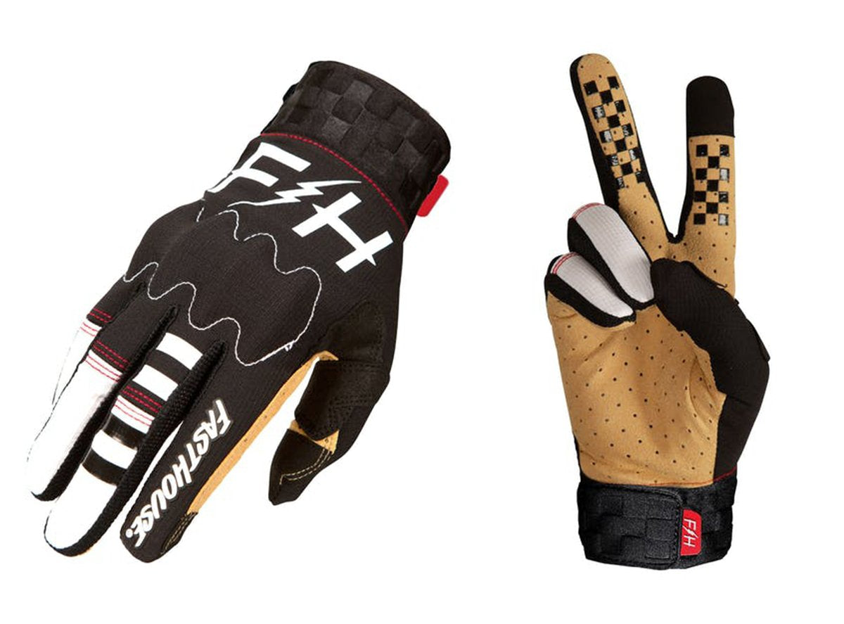 Fasthouse Speed Style Blaster MTB Glove - Black-White Black - White Small