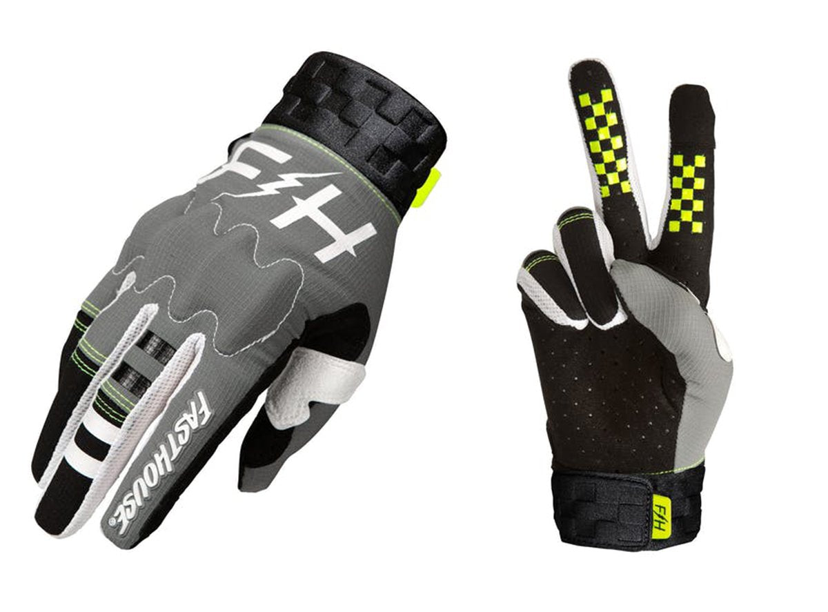 Fasthouse Speed Style Blaster MTB Glove - Charcoal-Black Charcoal - Black Small