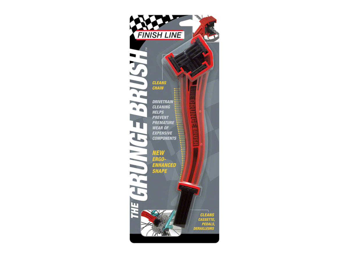 Finish Line Grunge Brush Red