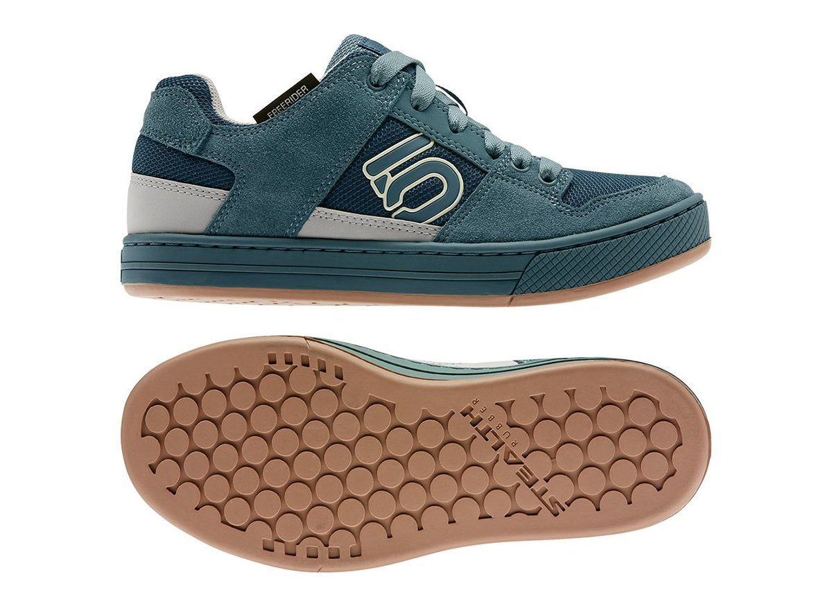 Five Ten Freerider Flat Pedal Shoe Womens Sand-Wild Teal-Sand