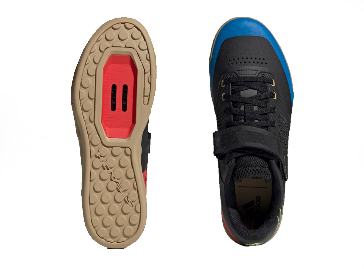 Five Ten Hellcat Pro Clipless MTB Shoe - Core Black-Carbon-Pulse Lime - 2022