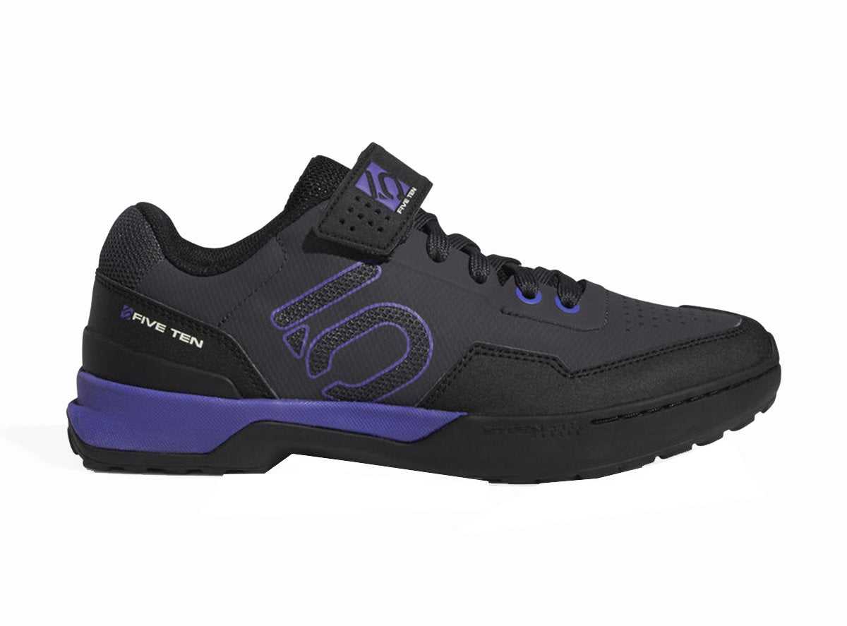 Five Ten Kestrel Lace Clipless MTB Shoe - Womens - Black-Purple-Carbon - 2019 Black - Purple - Carbon US 5