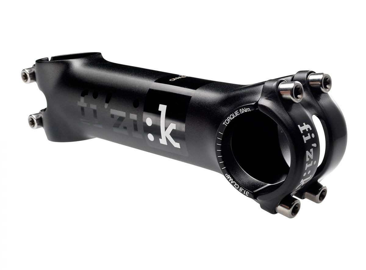 Fizik R1 20deg 31.8 Road Stem - Black Black 1.1/8" 80mm