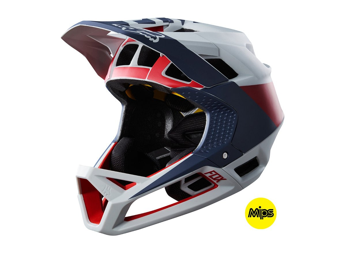 Fox Racing Proframe Drafter Full Face Helmet - Cool Gray