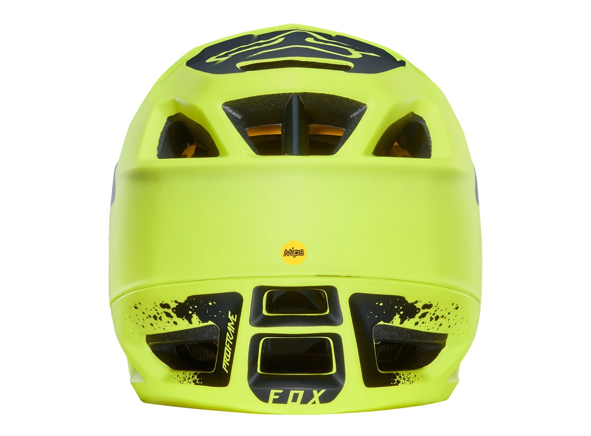 Fox Racing Proframe Mink Full Face Helmet - Womens - Yellow - Black