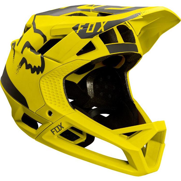Fox Racing Proframe Moth Full Face Helmet - Dark Yellow Dark Yellow Small