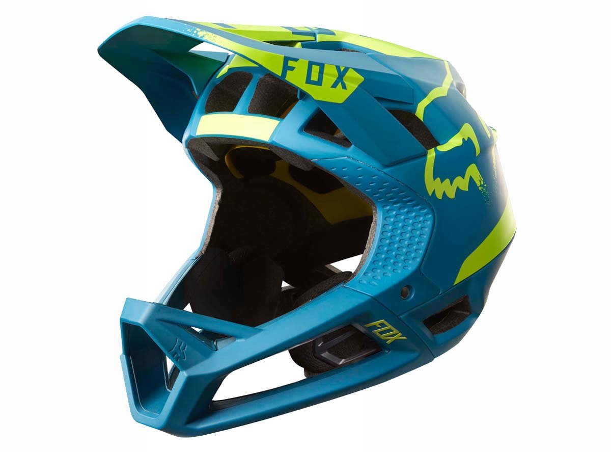 fox mtb helm blau Fox Racing Proframe Moth Full Face Helmet