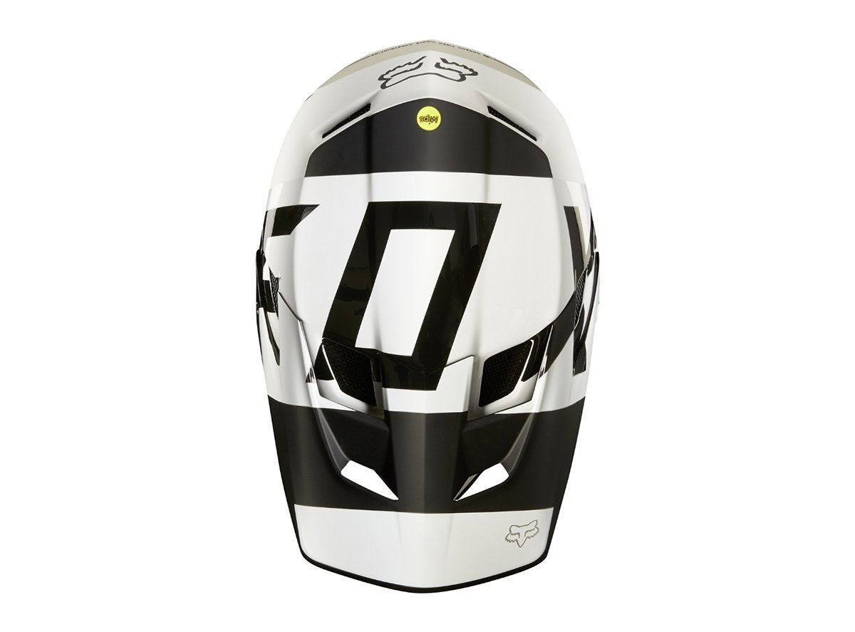 Fox Racing Rampage Pro Carbon Preest Helmet - White-Black