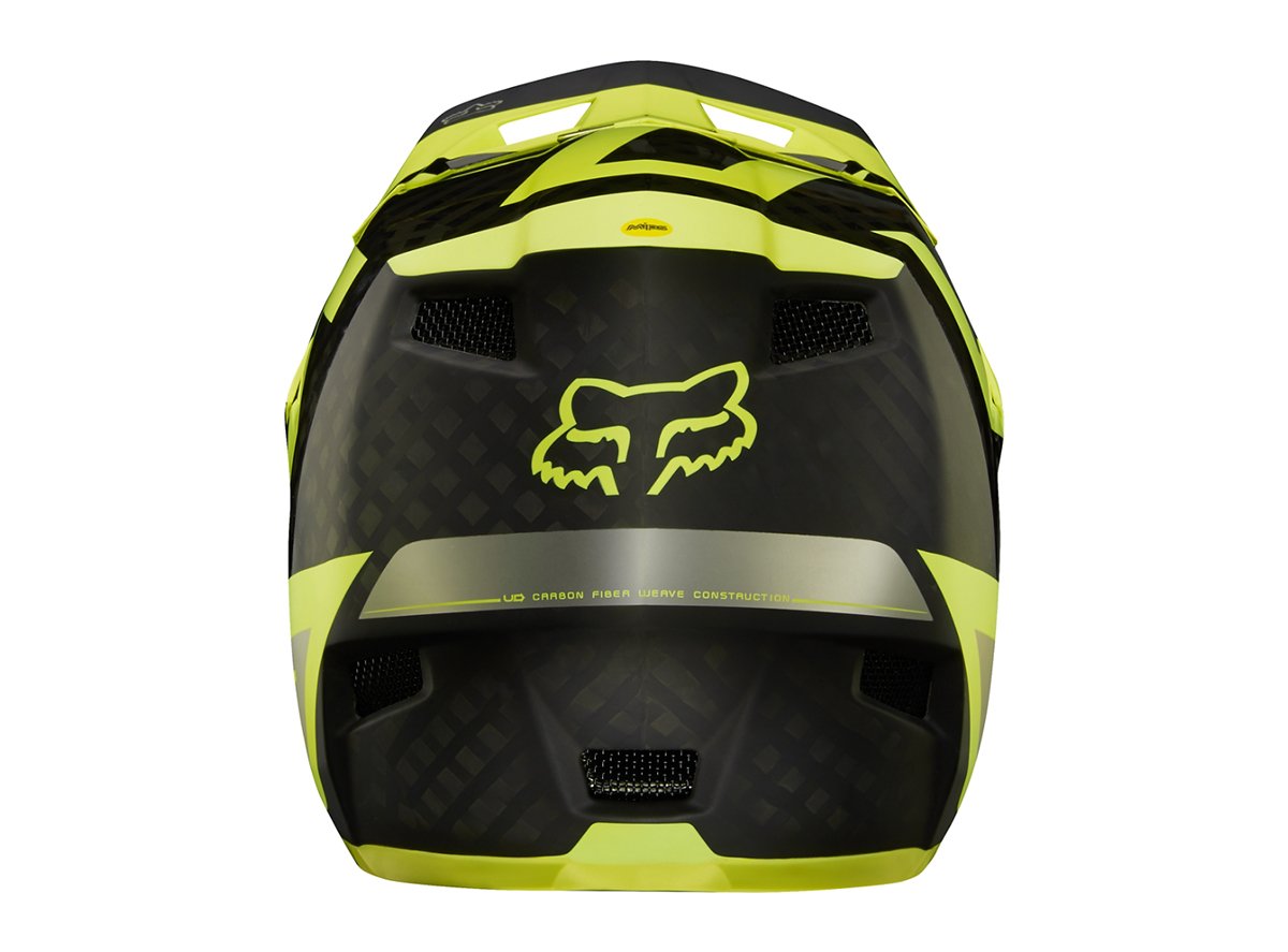 Fox Racing Rampage Pro Carbon Preest Helmet - Yellow-Black