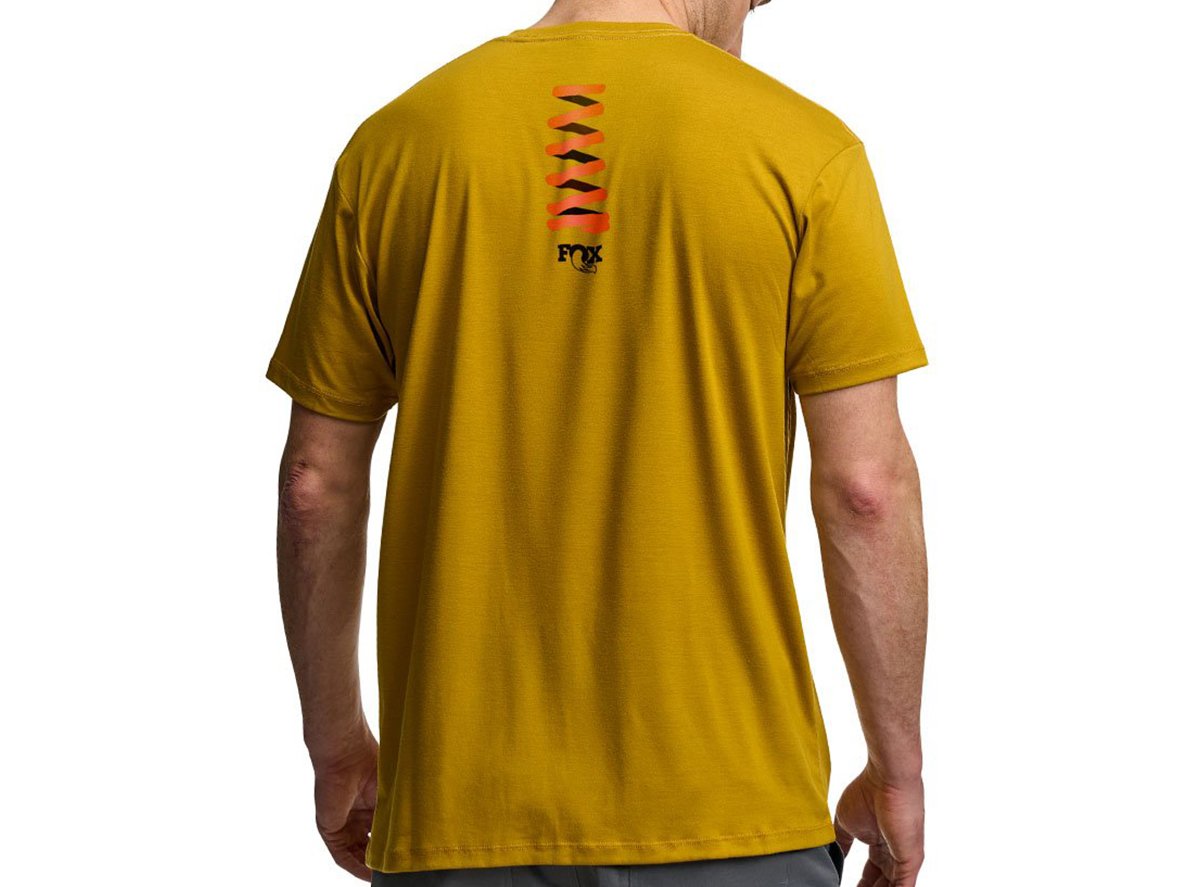 Fox Factory Coil Tee Shirt - Mustard