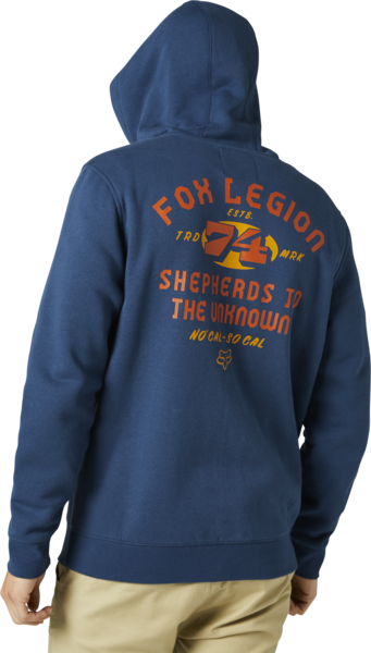 Fox Racing At Bay Zip Fleece - Dark Indigo