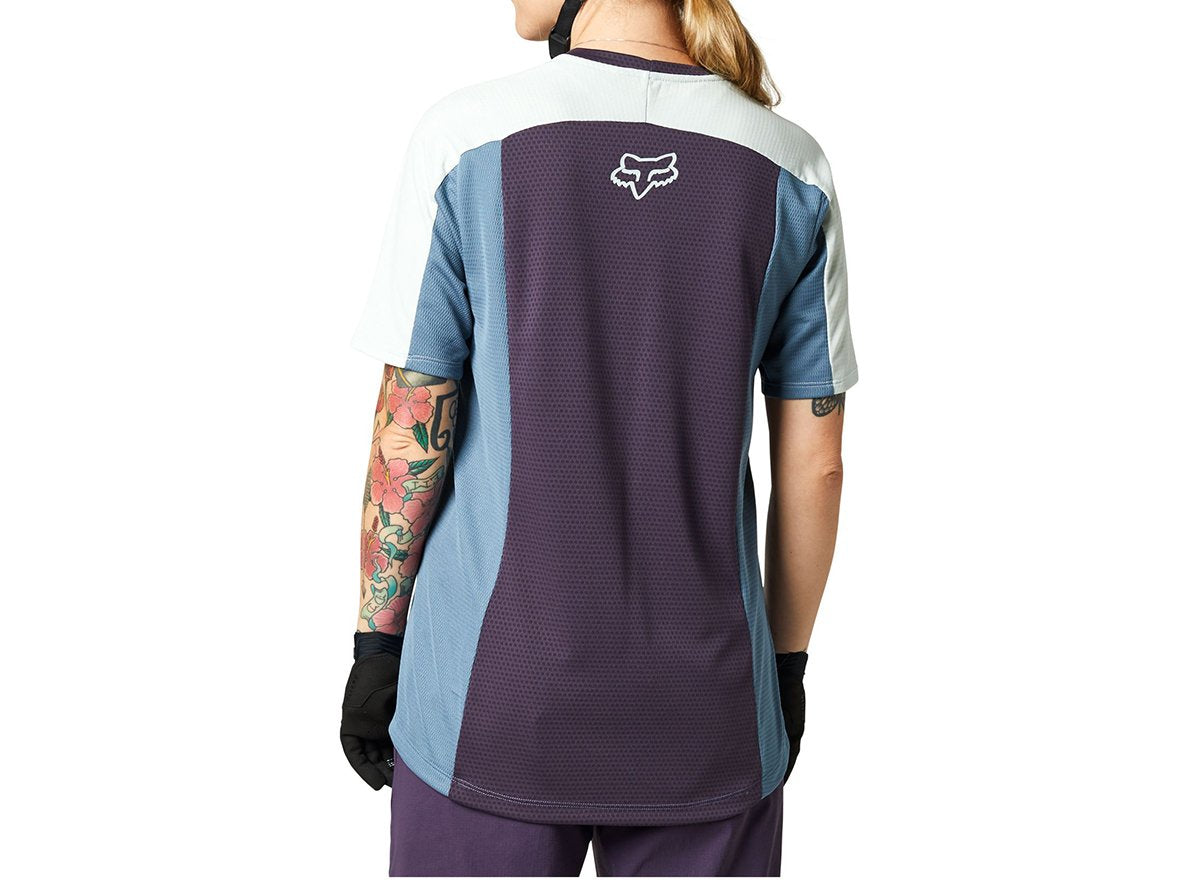 Fox Racing Defend Short Sleeve MTB Jersey - Womens - Dark Purple