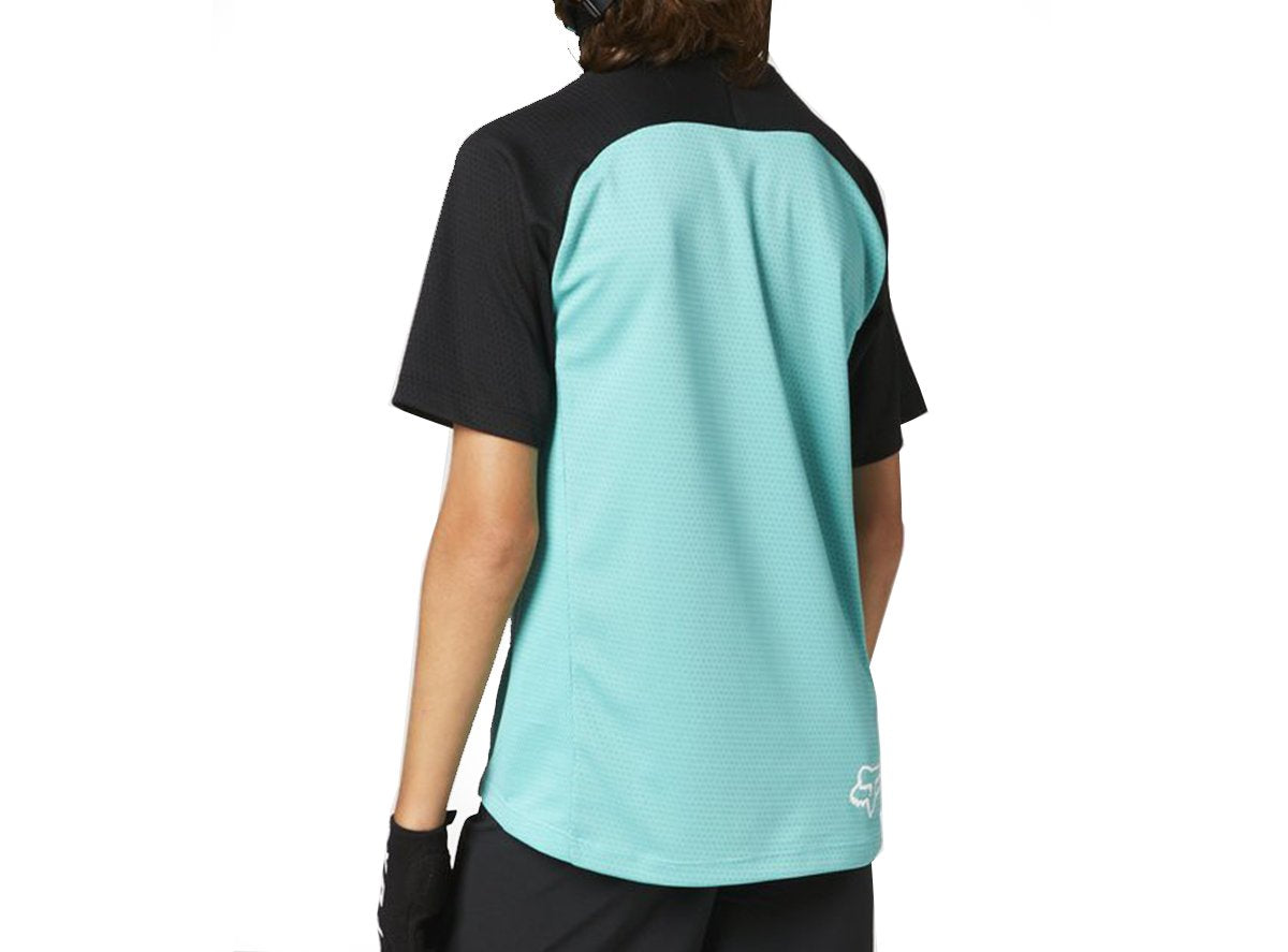 Fox Racing Defend Short Sleeve MTB Jersey - Youth - Teal