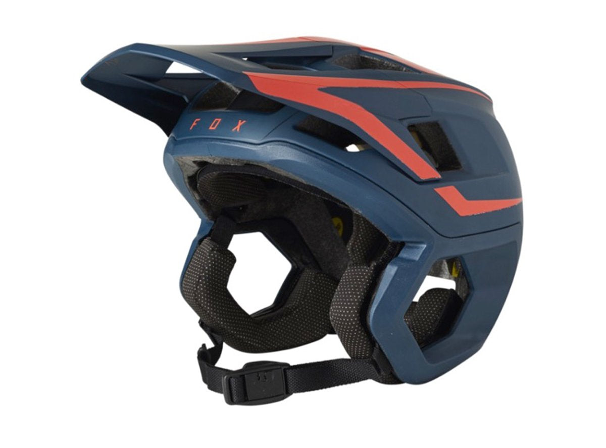 Fox Racing Dropframe Pro MTB Helmet - Graphic 2 - Dark Indigo - 2021 Dark Indigo Small