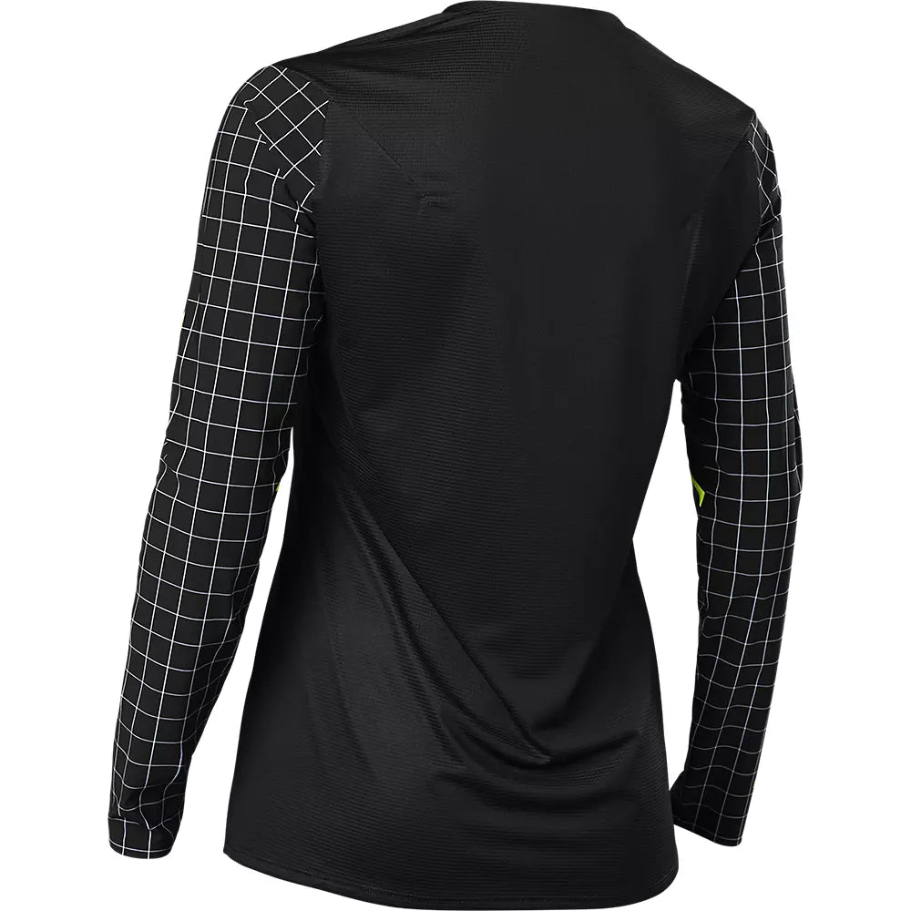 Fox Racing Flexair Long Sleeve MTB Jersey - Womens - Celz - Black