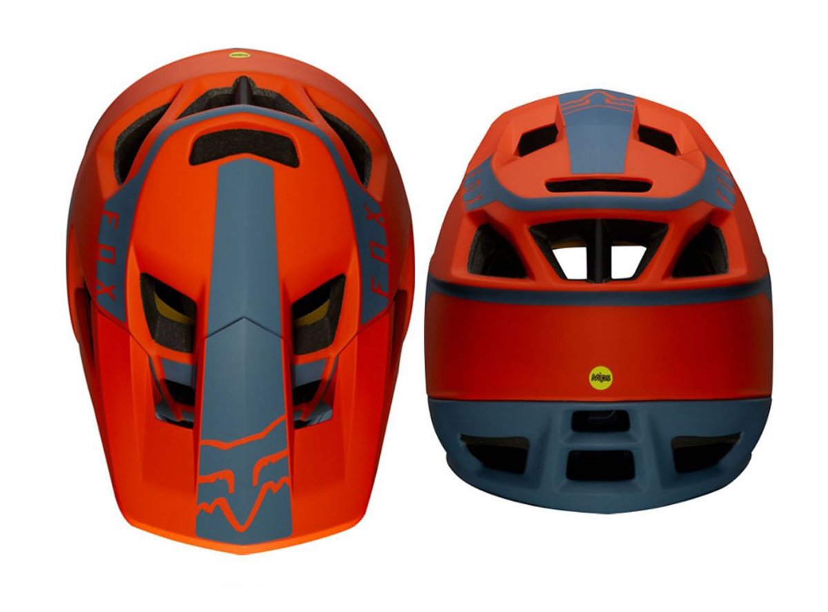 Fox Racing Proframe Full Face Helmet - Quo - Bold Orange - 2020