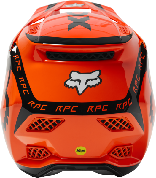 Fox Racing Rampage Pro Carbon MIPS Full Face Helmet - Divide - Flo Orange