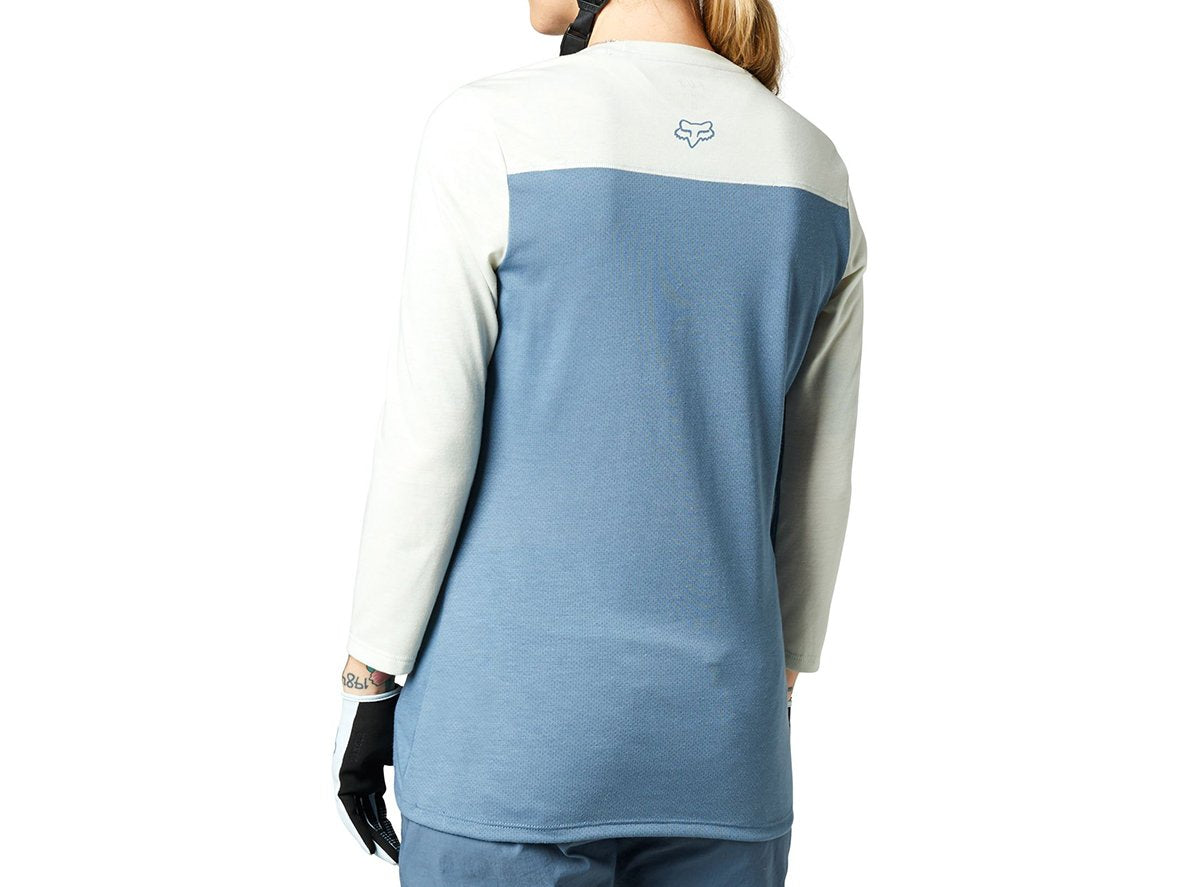 Fox Racing Ranger DR 3/4 Sleeve MTB Jersey - Womens - Matt Blue