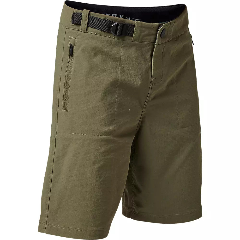 Fox Ranger Youth Short w Liner Olive Green 24