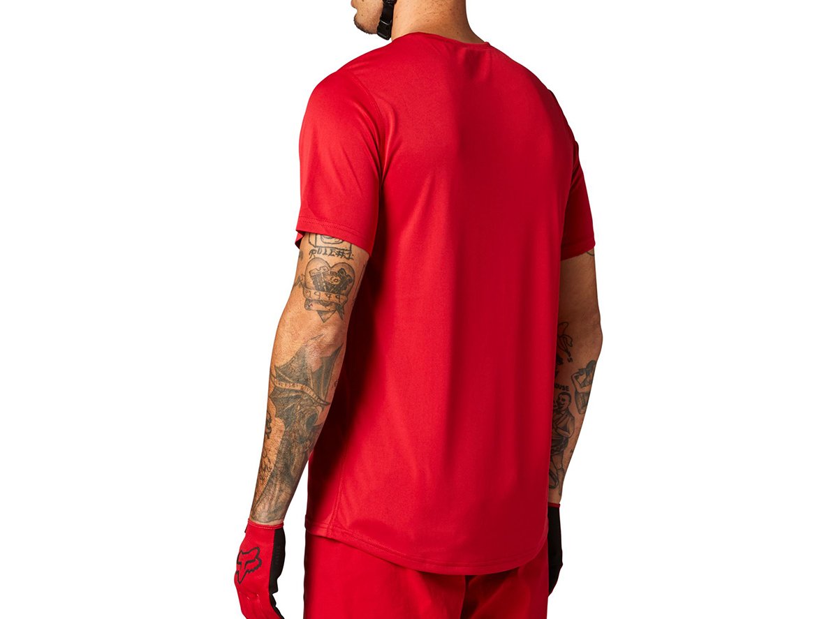 Fox Racing Ranger Short Sleeve MTB Jersey - Block - Chili