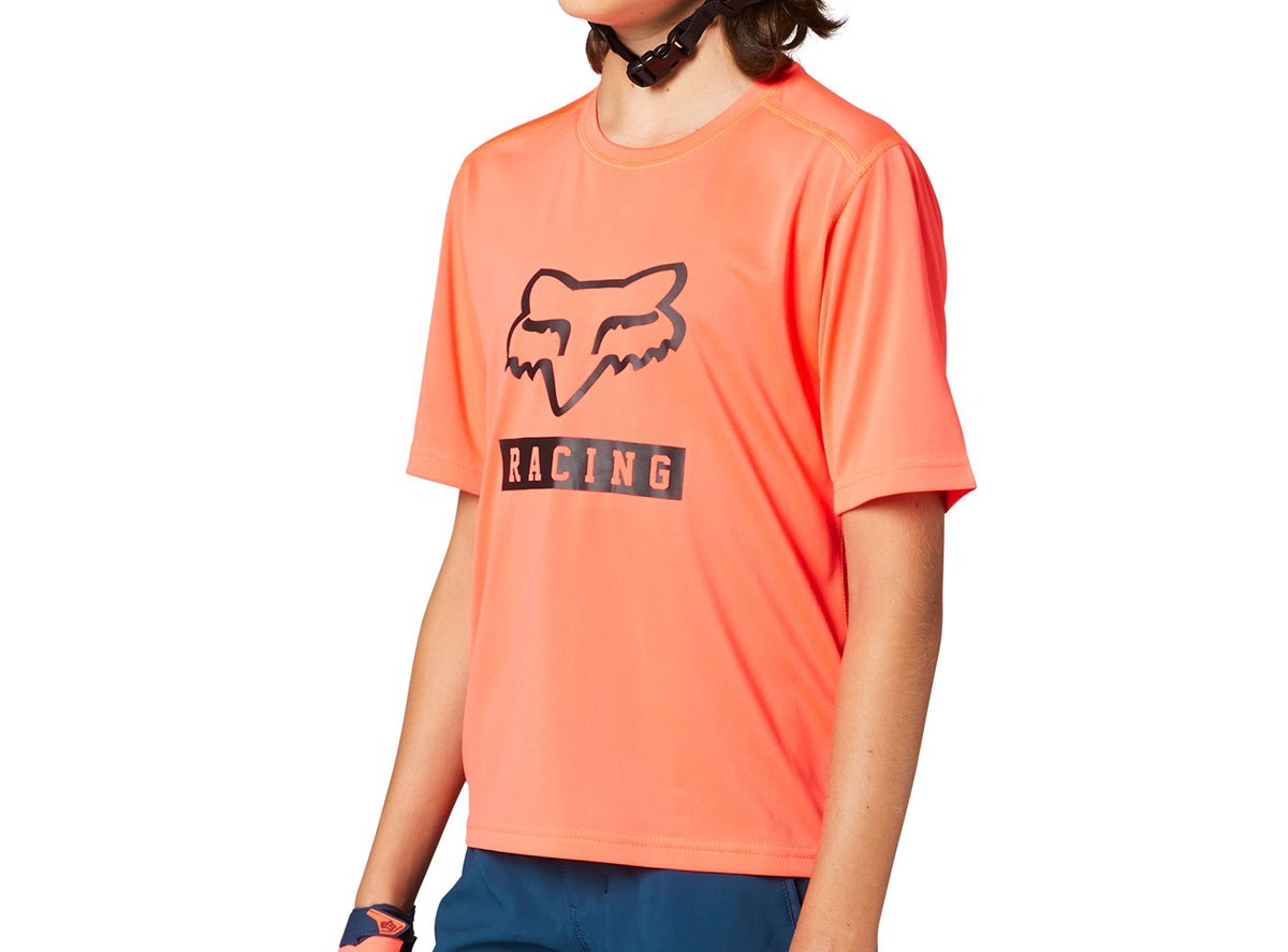Fox Racing Ranger Short Sleeve MTB Jersey Youth Atomic Punch