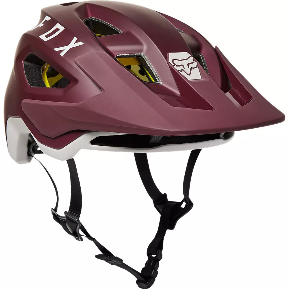 Fox Racing Speedframe MIPS MTB Helmet Dark Maroon – Cambria Bike