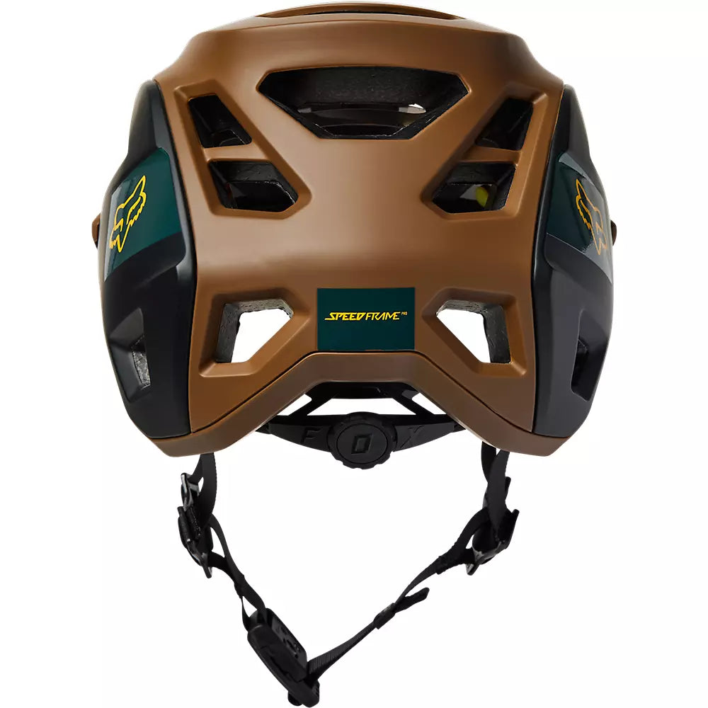 Fox Racing Speedframe Pro MTB Helmet - Blocked - Nutmeg