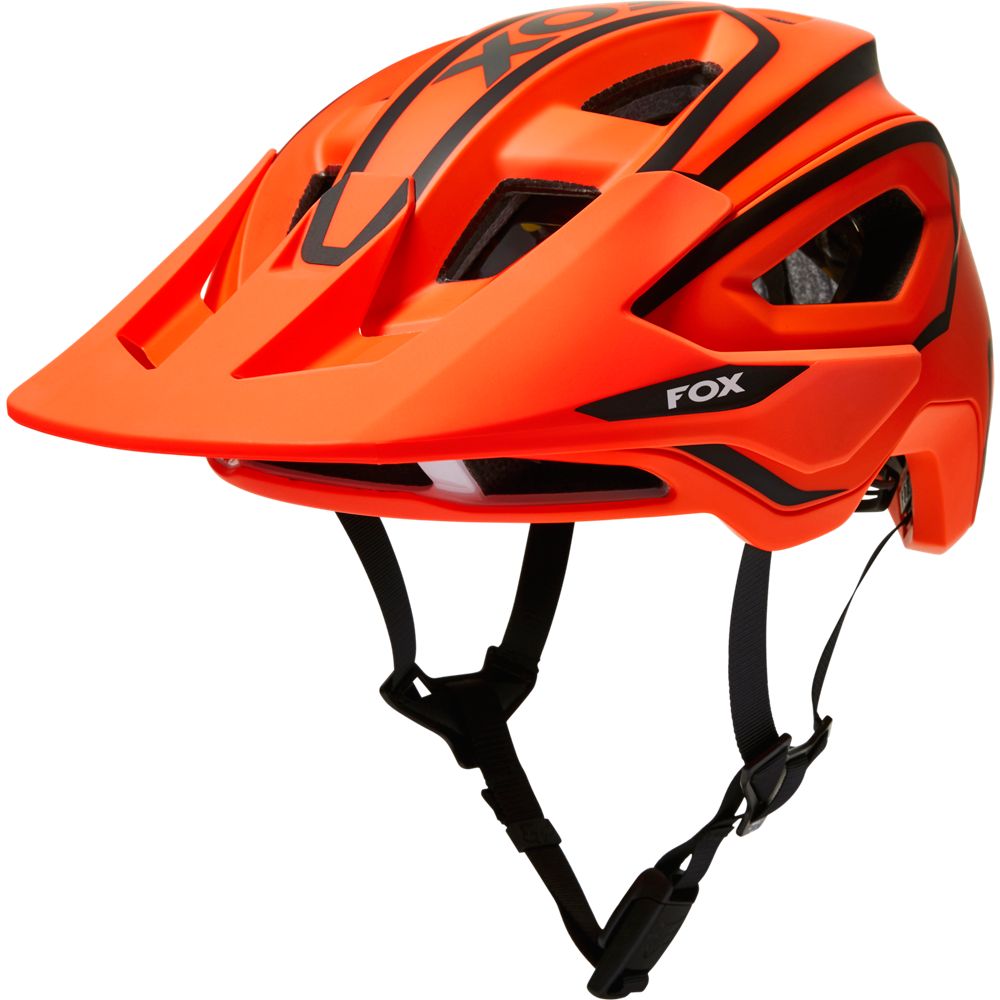 Fox Racing Speedframe Pro MTB Helmet Divide Flo Orange