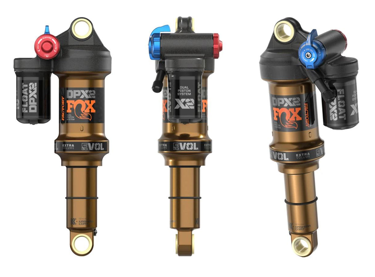 Fox Suspension Float DPX2 3 Pos Adj Evol LV - 2021 Orange Logo 7.875" - 200mm - Kashima Finish 2.00 in/51mm - Travel