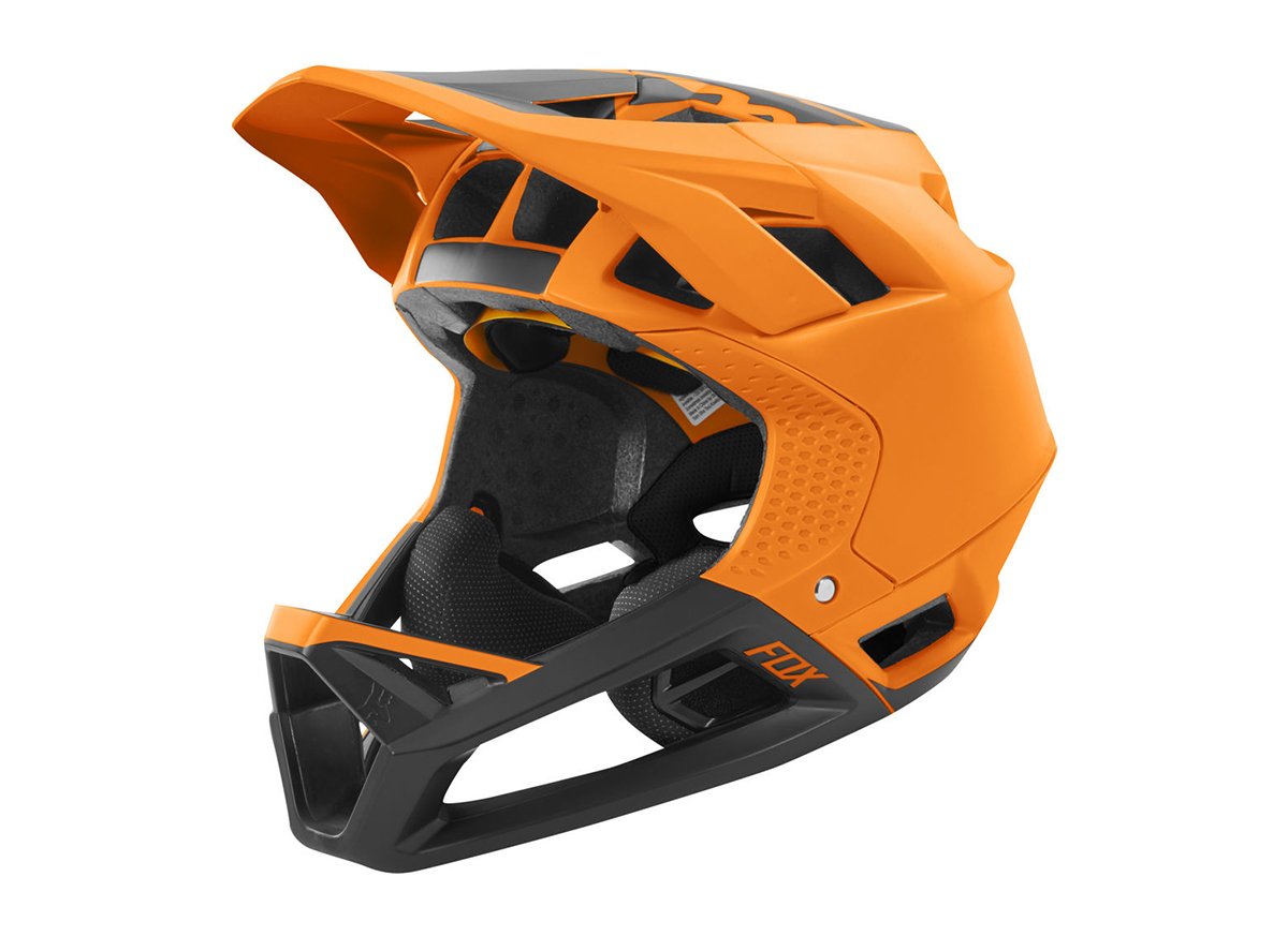 fox mtb helm proframe Fox Racing Proframe Full Face Helmet - Matt - Atomic Orange