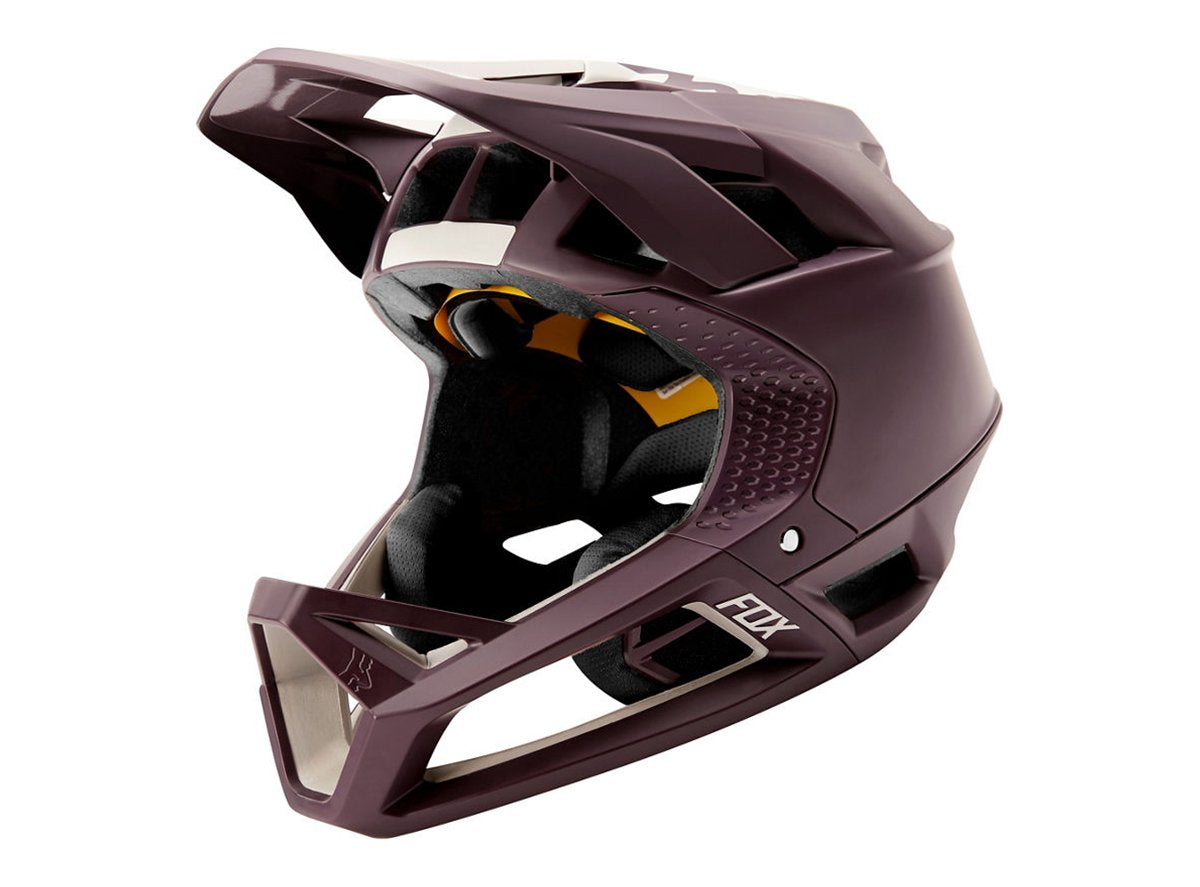 fox fahrradhelm fullface Fox Racing Proframe Full Face Helmet - Matt - Dark Purple