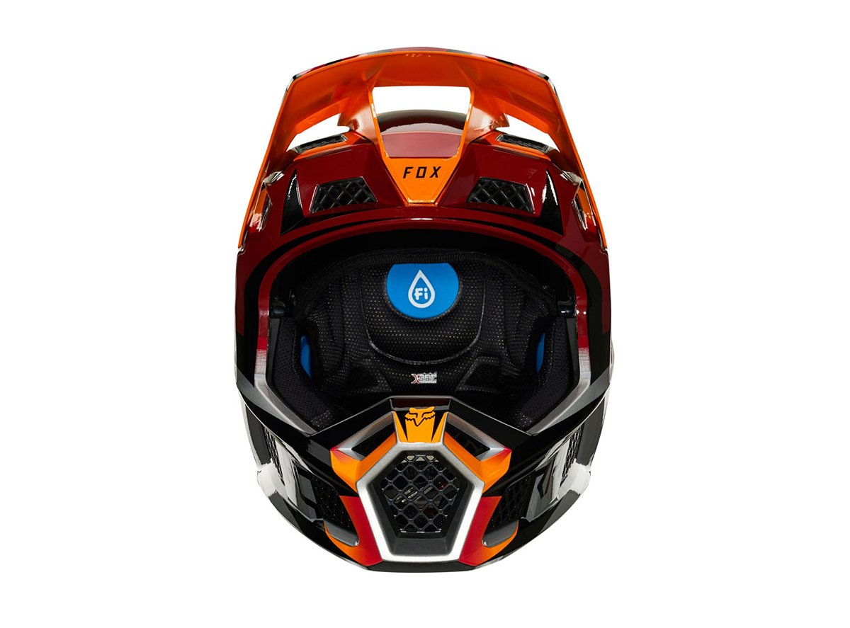 Fox Racing Rampage Pro Carbon Full Face Helmet - Weld - Ice - 2019