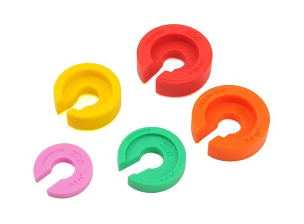 Fox Suspension Float CTD / DPS 9mm Shaft Air Spring Volume Tuning Kit - Multi Colored Multi Colored 9mm Shaft Air