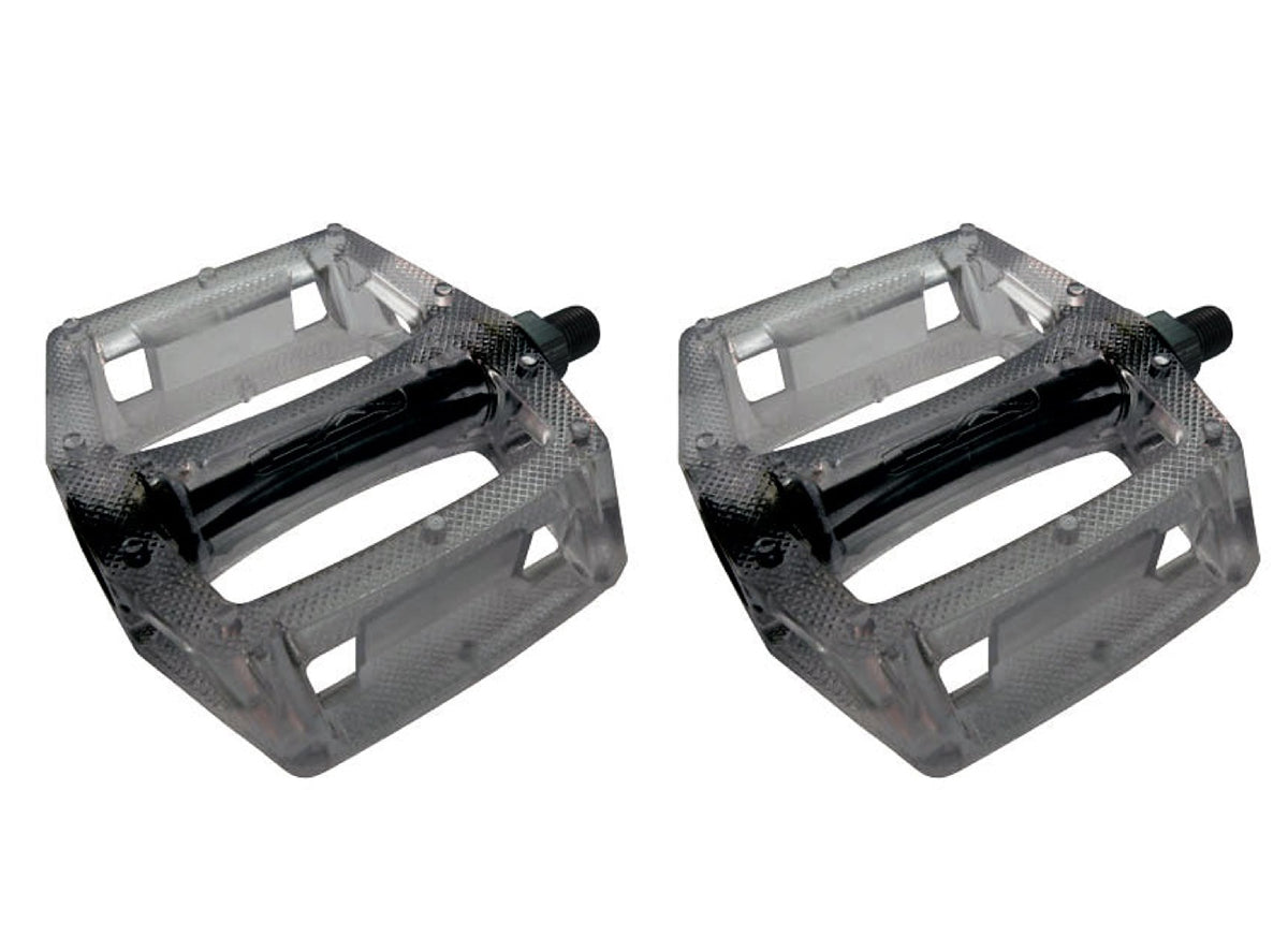 Free Agent Poly Platform Pedal - Smoke Smoke 9/16"